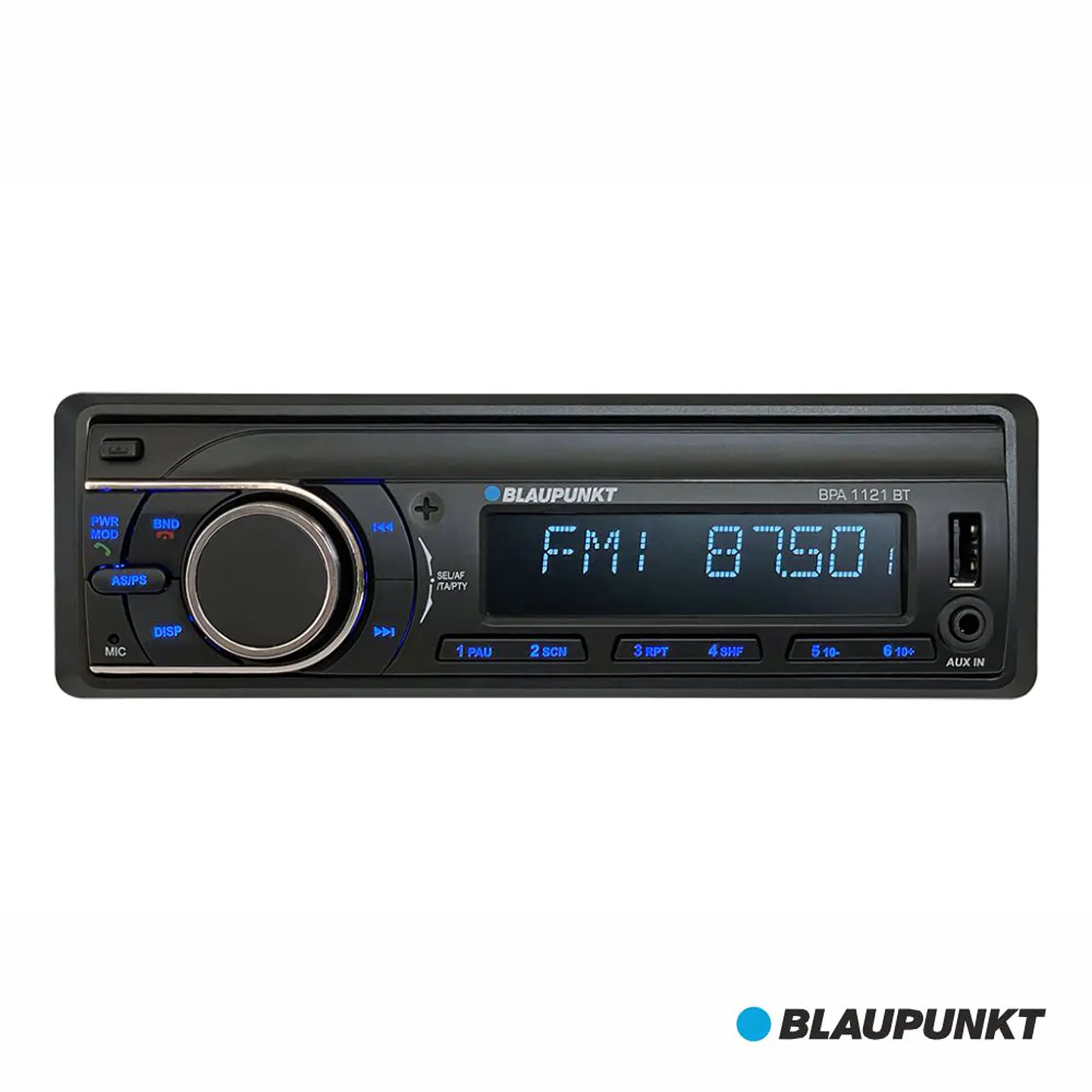 Auto-Rádio MP3 50Wx4 C/ FM/AUX/USB/Bluetooth BLAUPUNKT 1