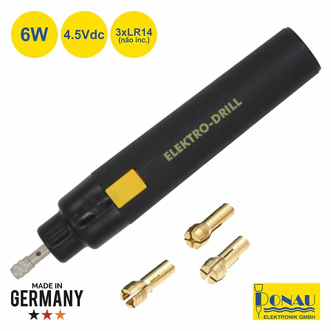 BERBEQUIM DE PRECISÃO ELÉTRICO ACESSÓRIOS 4.5V 6W DONAU