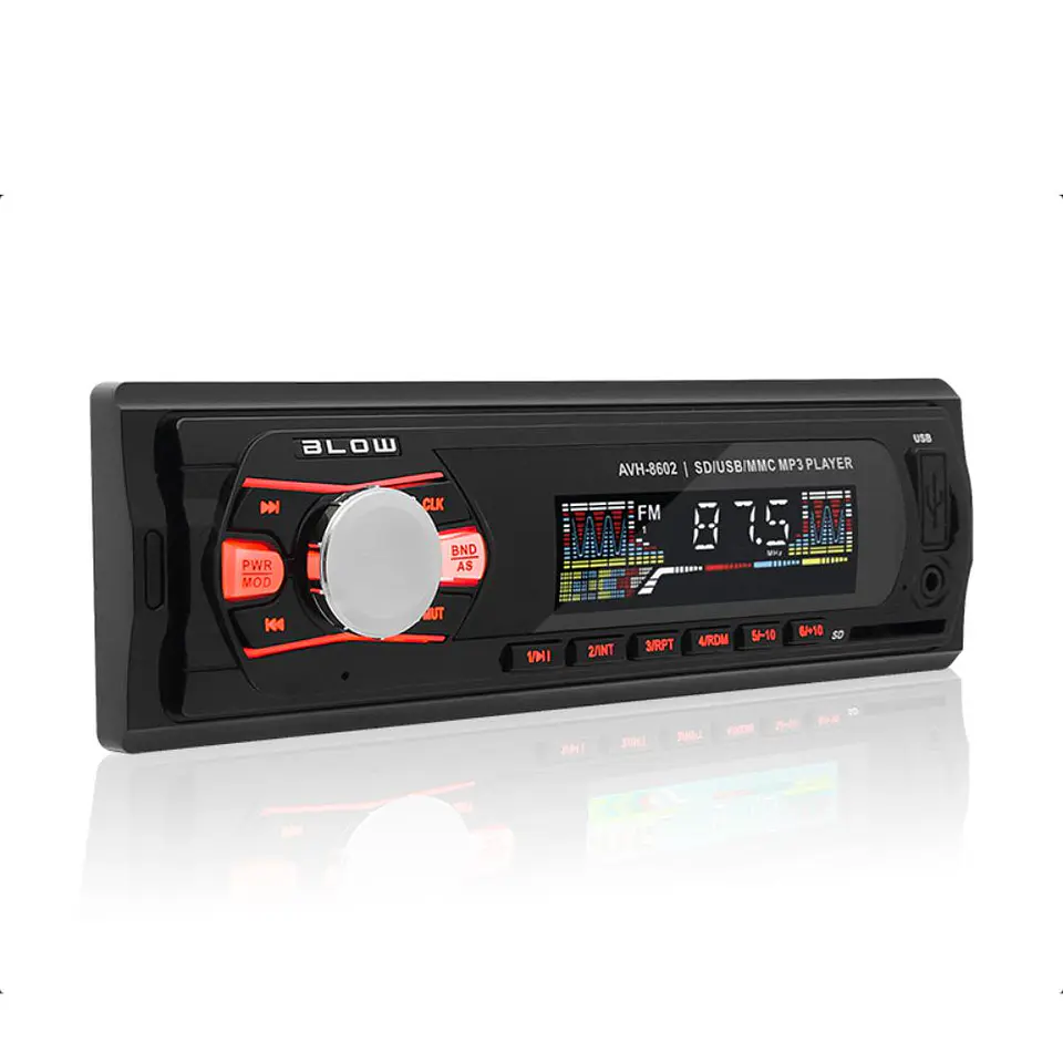 Auto-Rádio FM Mp3 45Wx4 C/ MMC/SD/USB/AUX 1