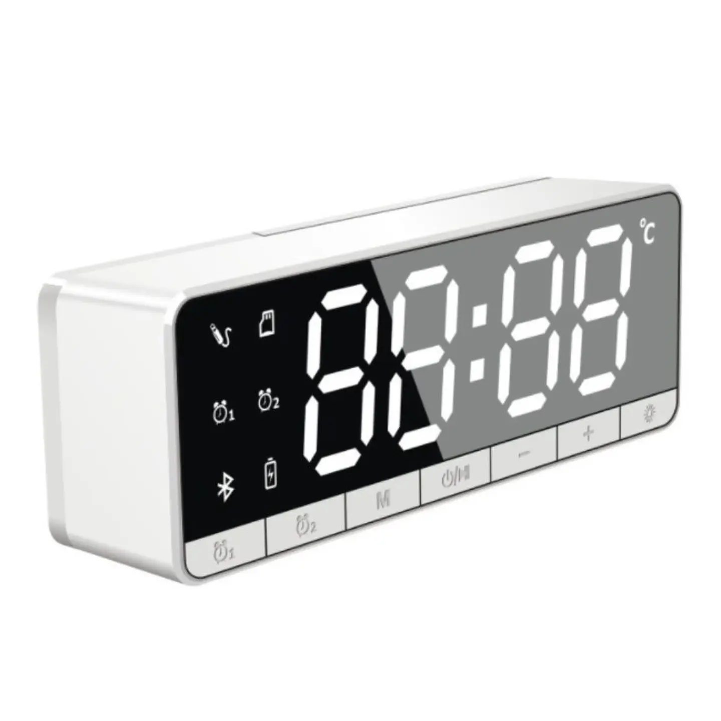 Relógio Despertador Bluetooth/MicroSD 1