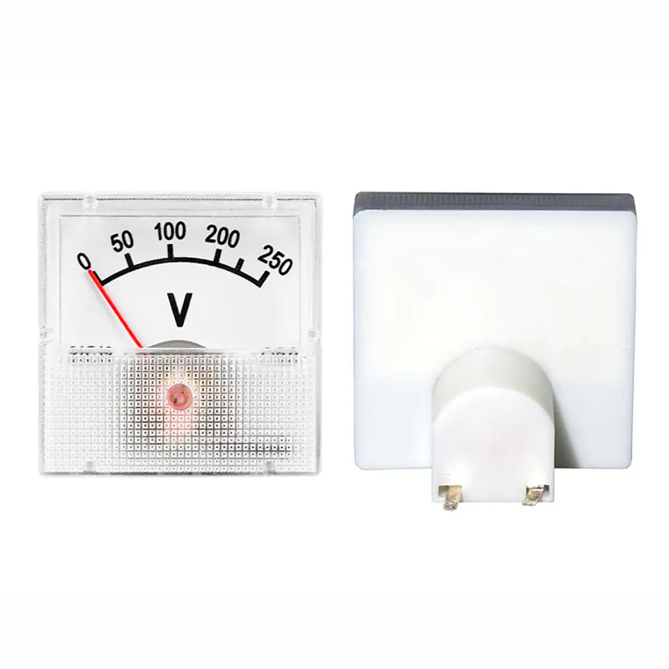 Voltímetro Analógico de Painel 250V DC 1