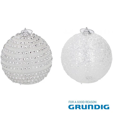 Bola Decorativa C/ 1 LED RGB 8cm GRUNDIG