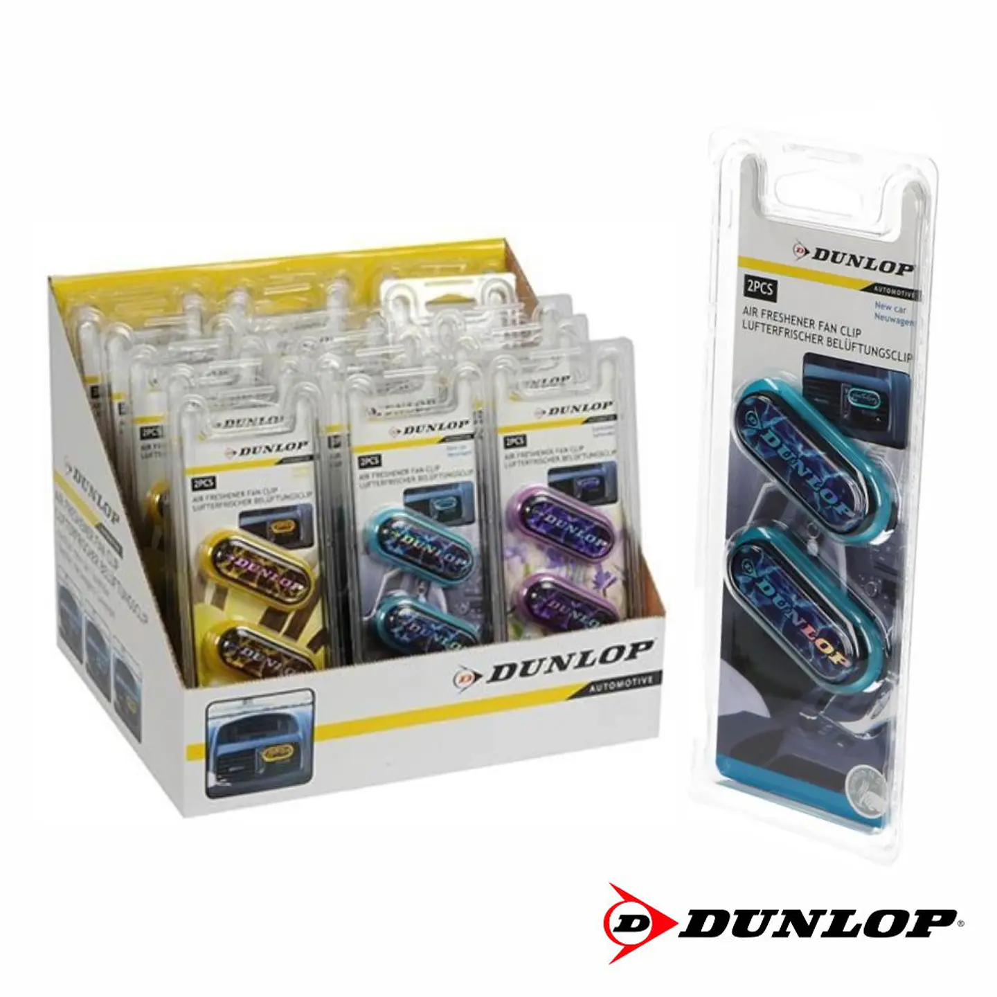 Ambientadores P/ Automóvel Várias Fragrâncias DUNLOP 1