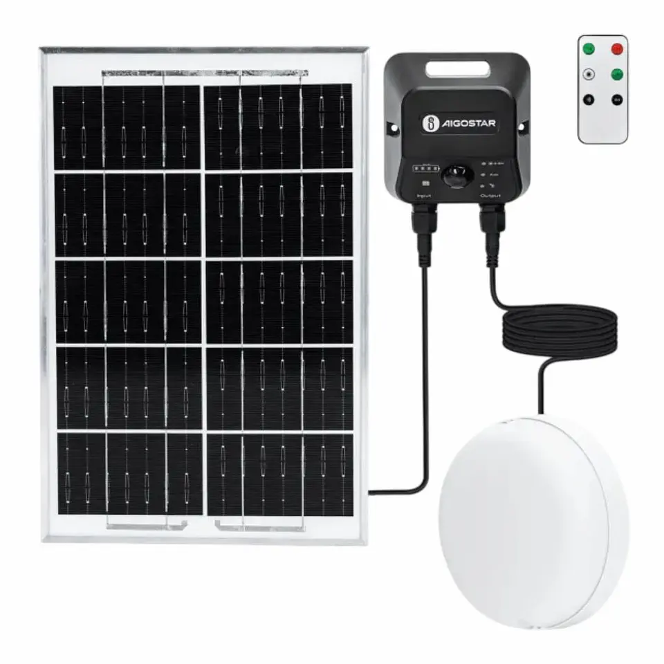 Aplique Exterior C/ Painel Solar C/ Sensor 70W 700lm 6500K 1