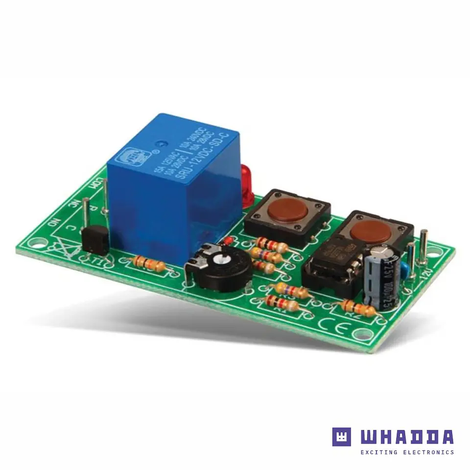 Kit de Montagem Temporizador Universal 12VDC 55mA WHADDA 1