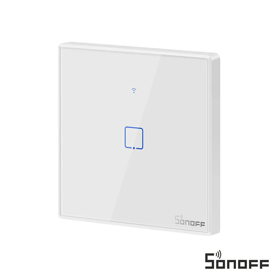 Interruptor Parede Tátil C/ Comando S/ Fios SONOFF 1