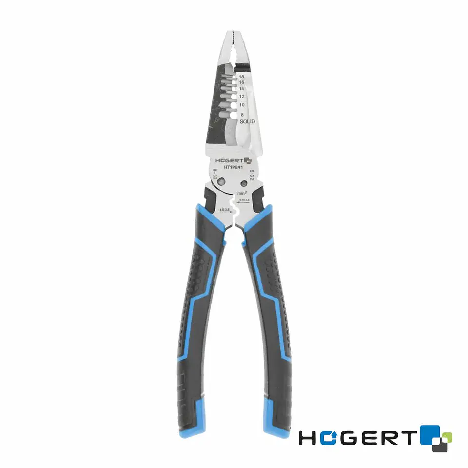 Alicate de Corte E Descarnar 10 em 1 HOGERT 1