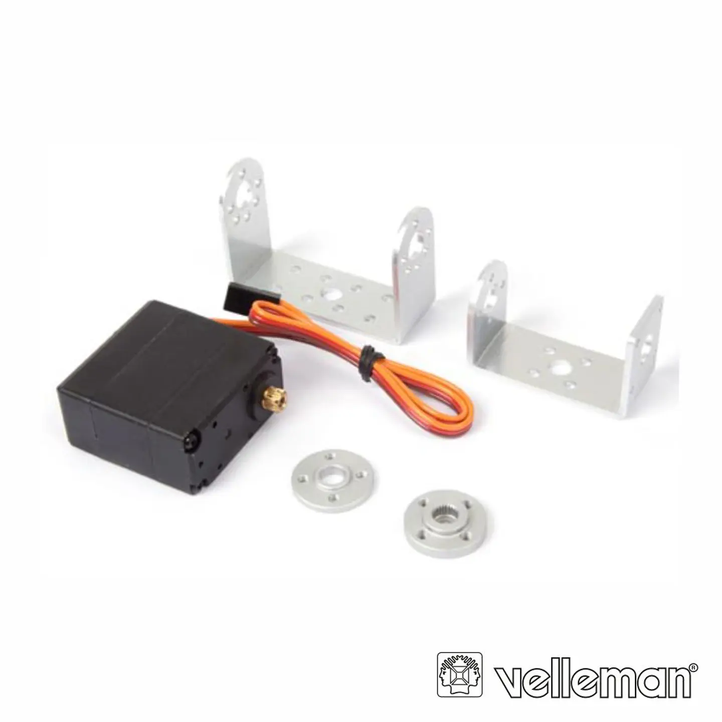 KIT SERVO DUPLO EIXO DIGITAL P/ ROBOT VELLEMAN 1