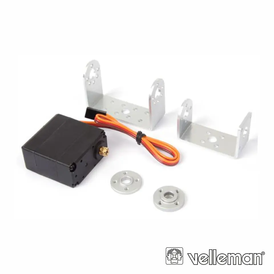 KIT SERVO DUPLO EIXO DIGITAL P/ ROBOT VELLEMAN 1