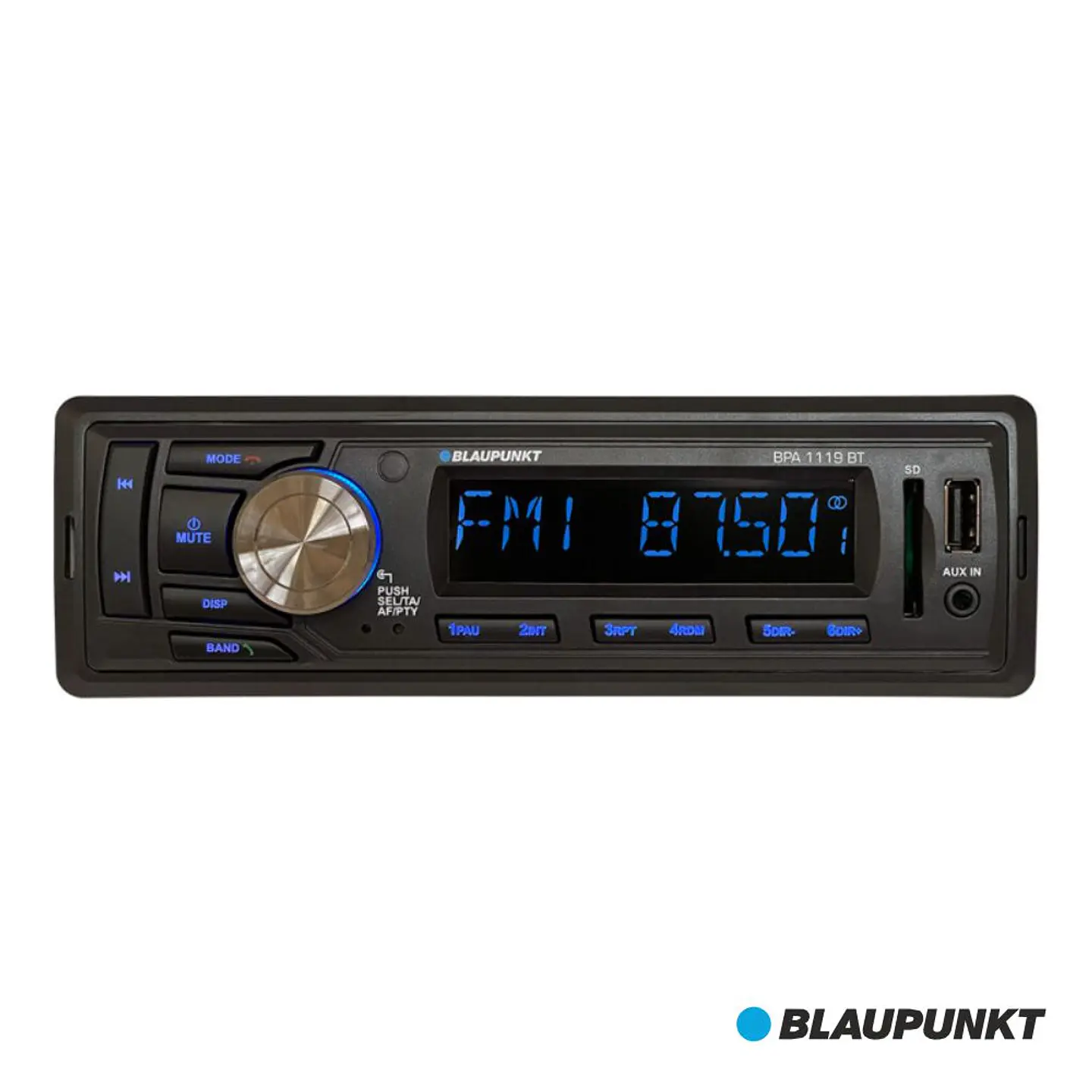 Auto-Rádio MP3 20Wx4 C/ FM/SD/USB/Bluetooth BLAUPUNKT 1
