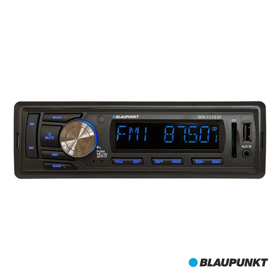 Auto-Rádio MP3 20Wx4 C/ FM/SD/USB/Bluetooth BLAUPUNKT 1