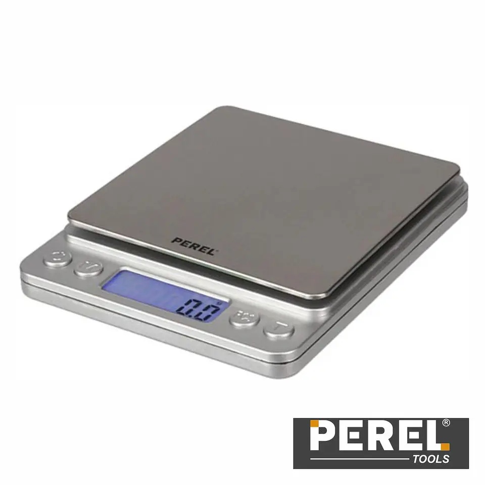 MINI BALANÇA C/ DISPLAY TÁCTIL 500G / 0.1G PEREL 1
