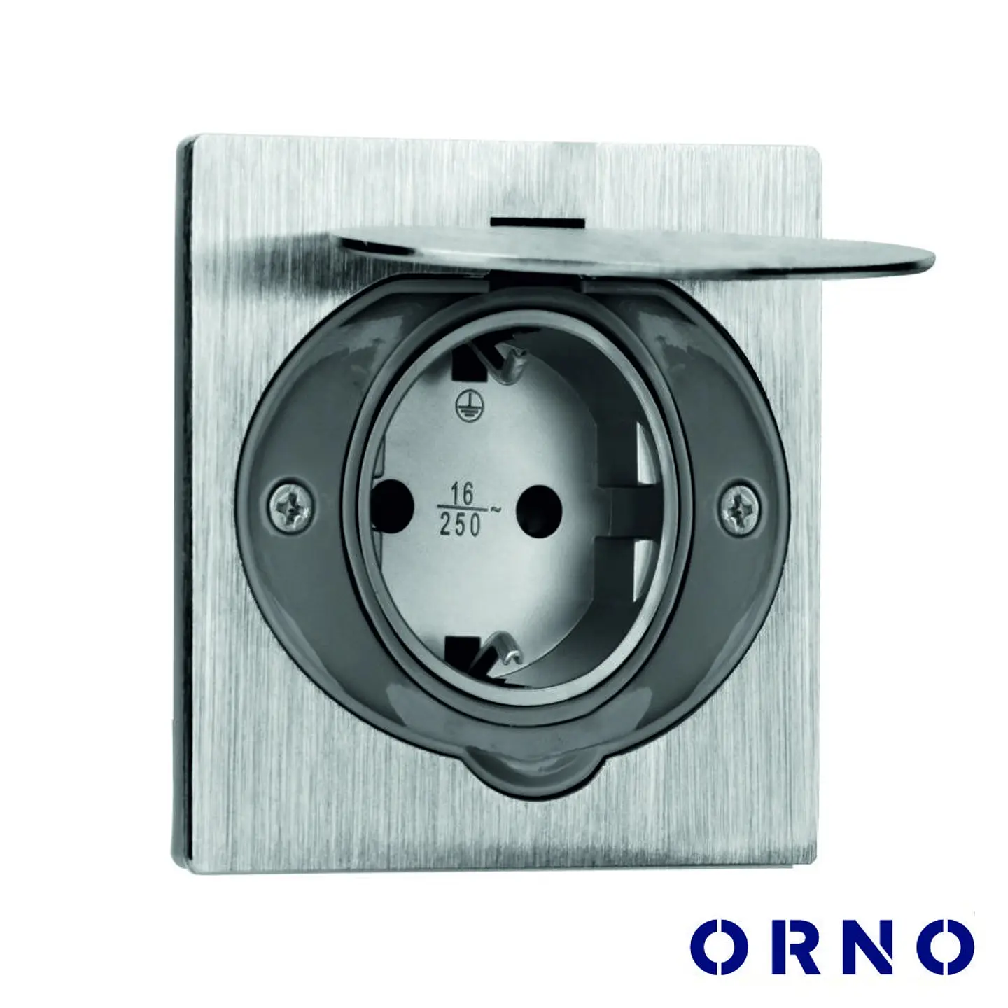 Tomada Elétrica Encastrar 1x Schuko IP44 86x57mm ORNO 1