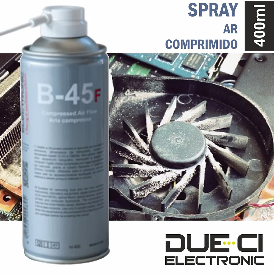 SPRAY DE 400ML AR COMPRIMIDO DUE-CI 1