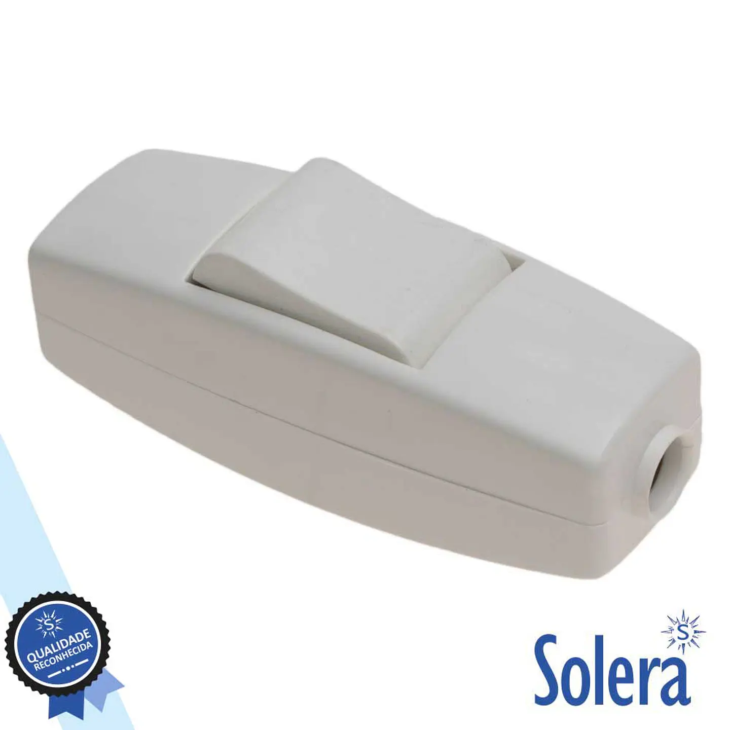 INTERRUPTOR DE PASSAGEM BIPOLAR 2A 250V BRANCO SOLERA 1