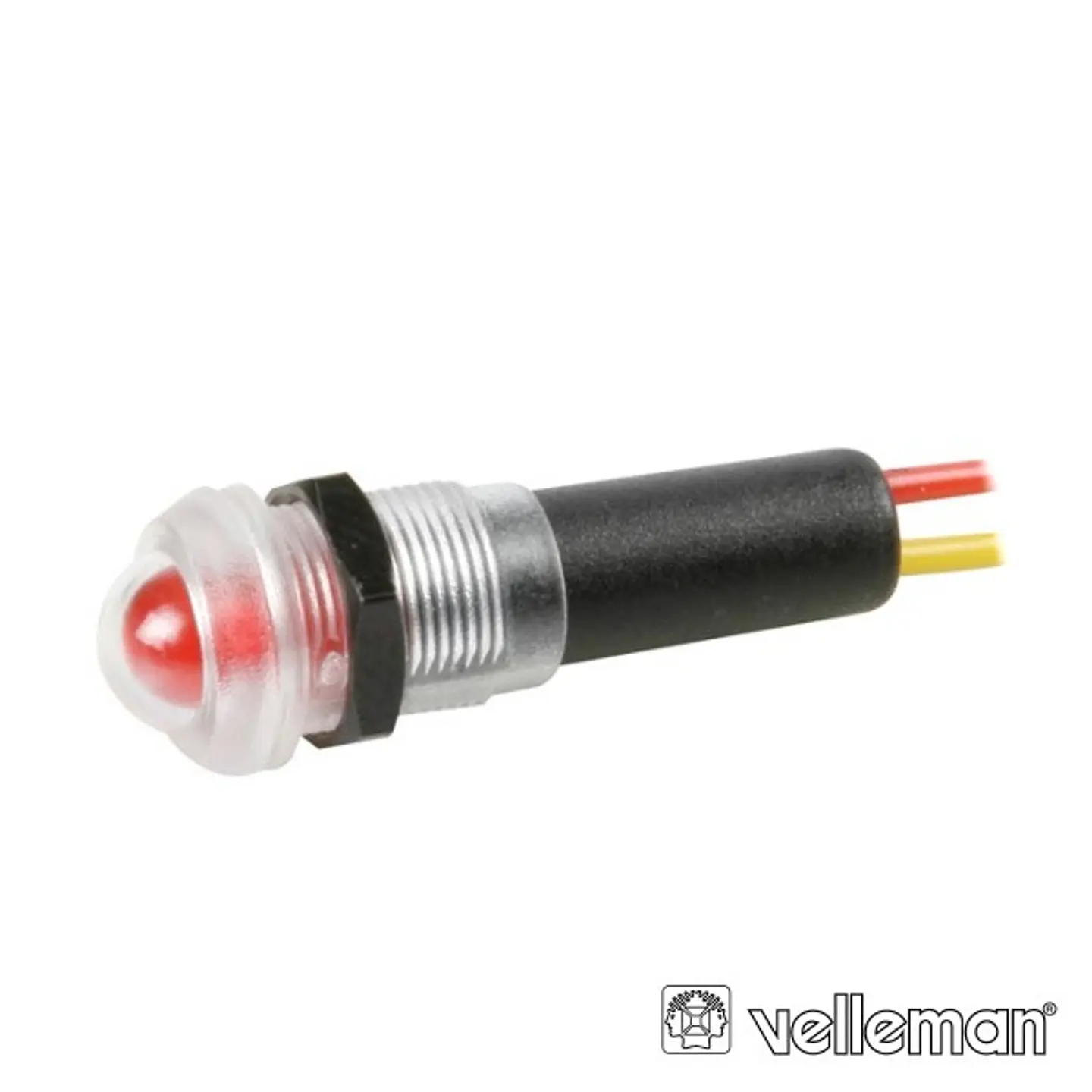 LED PILOTO À PROVA DE ÁGUA 12V VERMELHO VELLEMAN 1