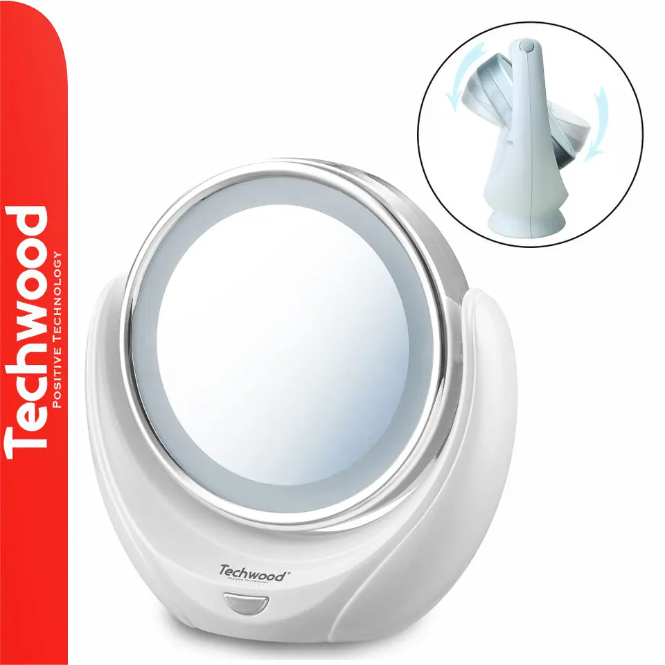 Espelho LED Giratório 360º TECHWOOD 1