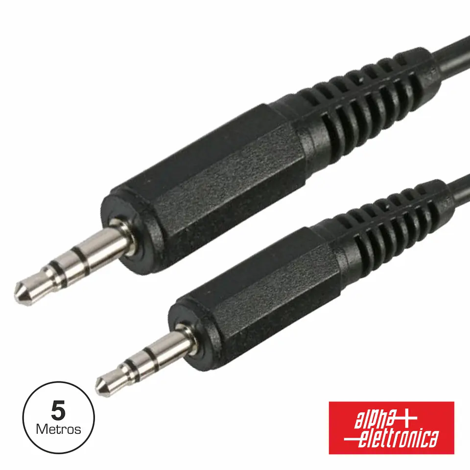 CABO JACK 3.5MM MACHO / JACK 3.5MM MACHO 5M ST 1