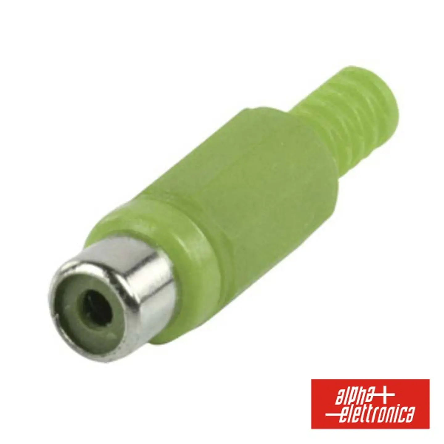 FICHA RCA FÊMEA VERDE C/ PROTEÇÃO DE CABO 1