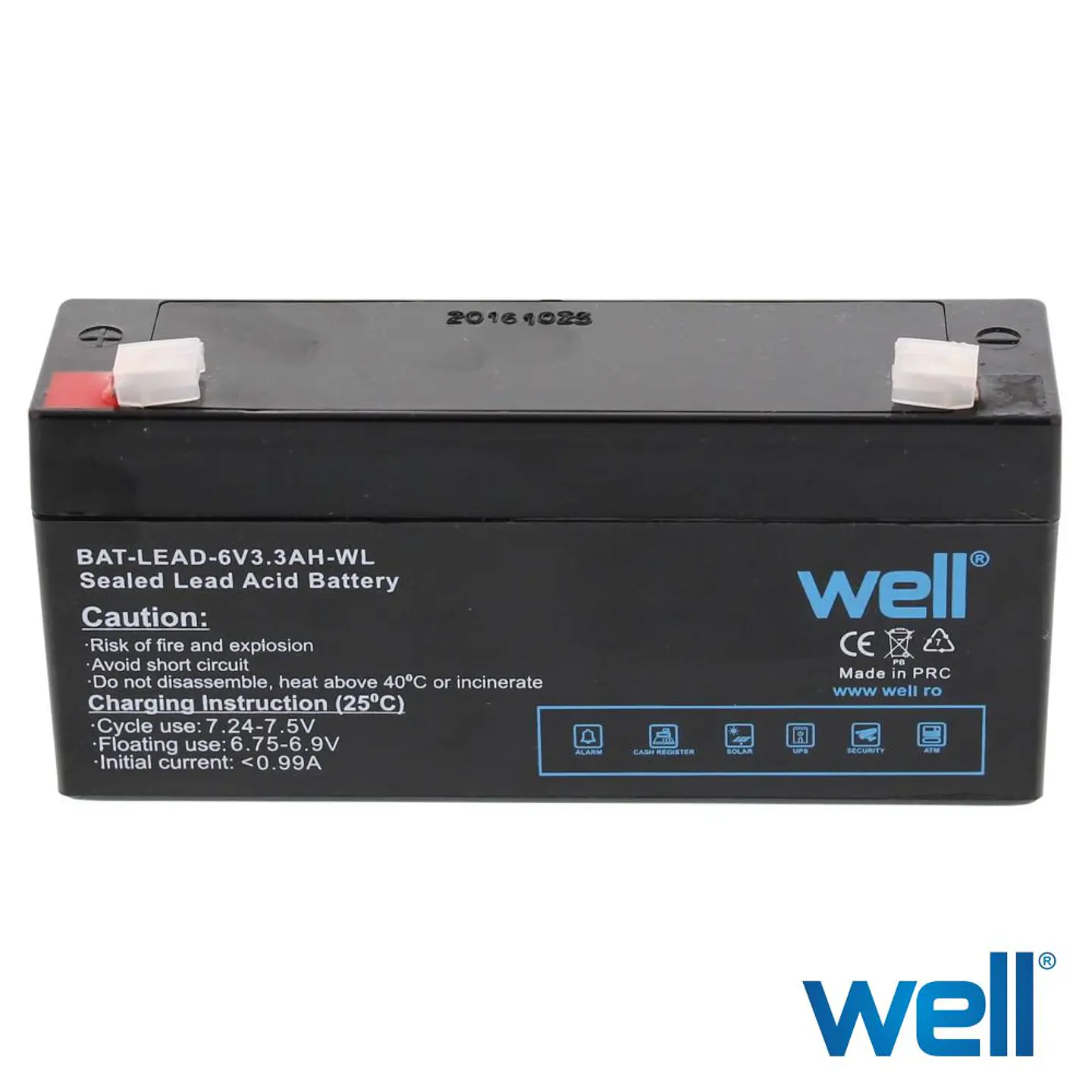 Bateria Chumbo 6V 3.3A 1