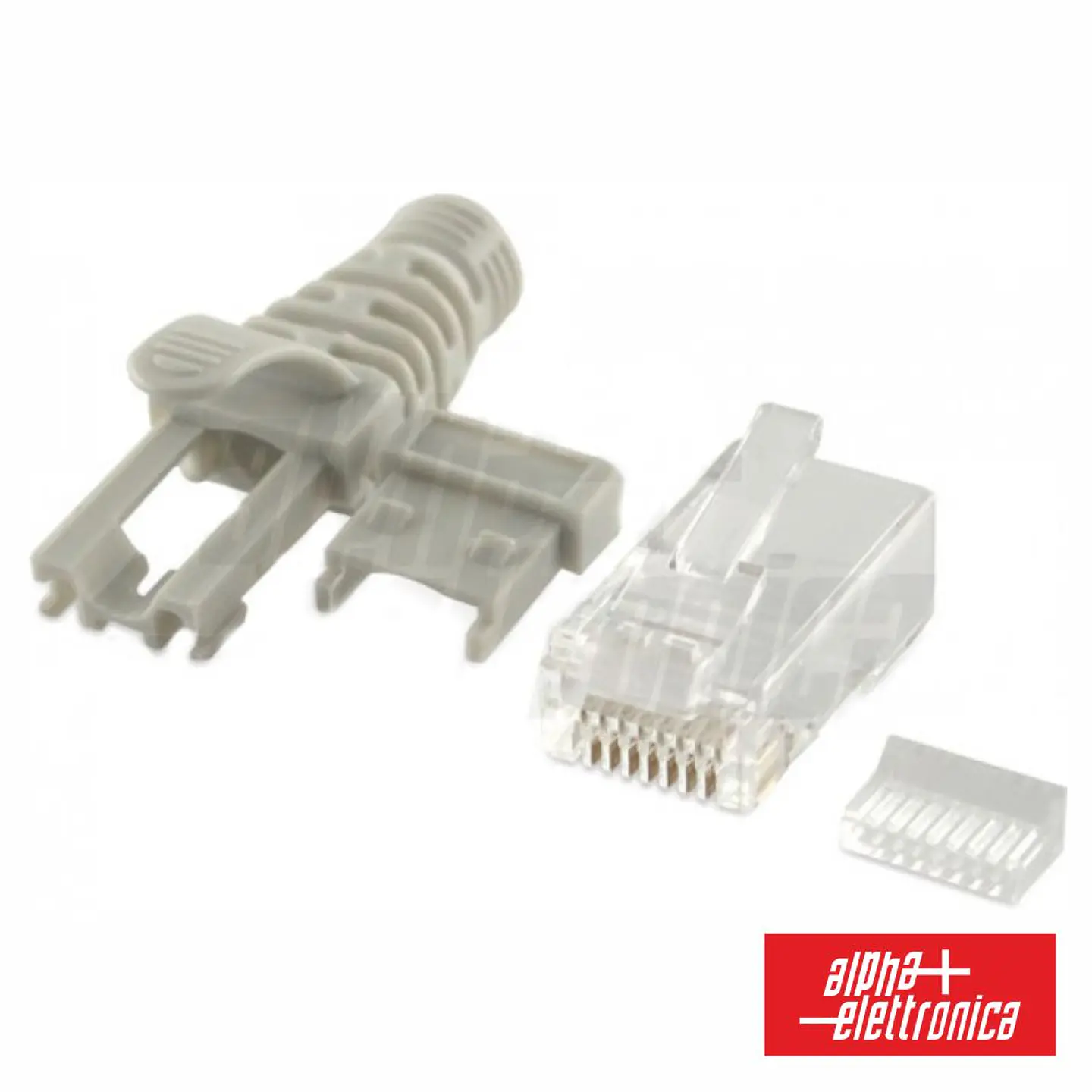 FICHA RJ45 MODELAR 8P8C CAT6A C/ CAPA 1