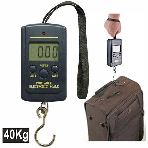 BALANÇA P/ MALAS DIGITAL 40KG / 10G