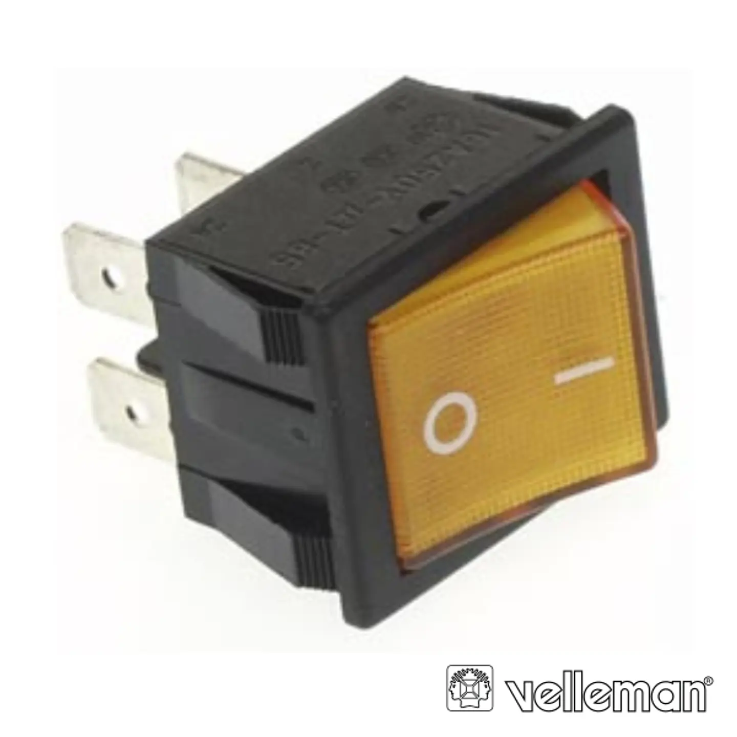 INTERRUPTOR BASCULANTE C/ LUZ 10A-250V DPST ON-OFF VELLEMAN 1