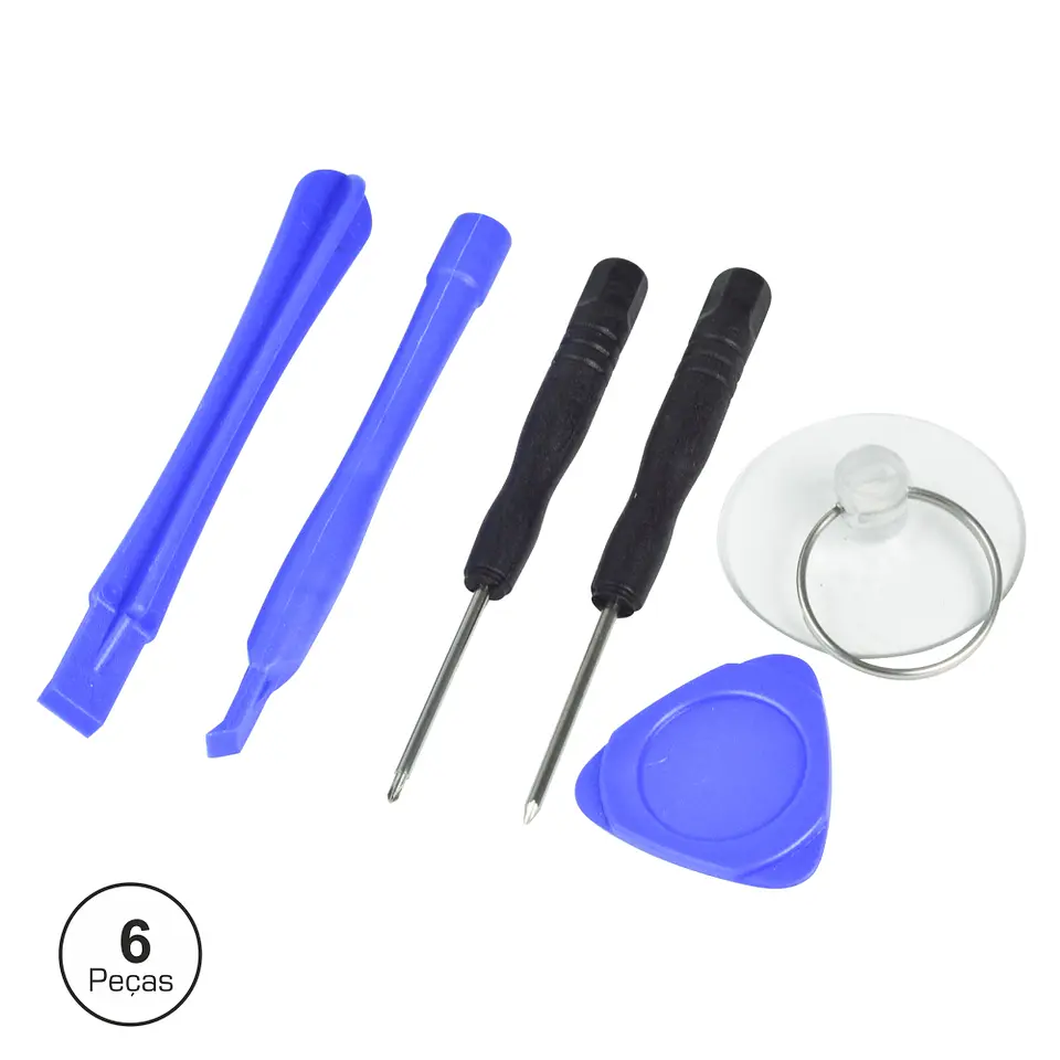 CONJUNTO DE FERRAMENTAS MANUTENÇÃO TELEMÓVEIS 6X 1