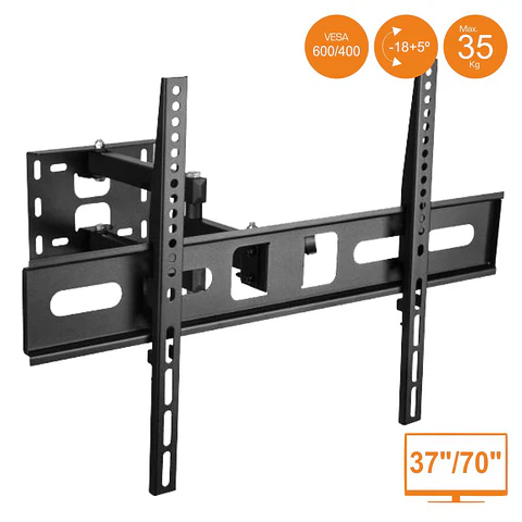 SUPORTE LCD/LED 37/70" C/ 2 BRAÇOS VESA 600/400 35KG