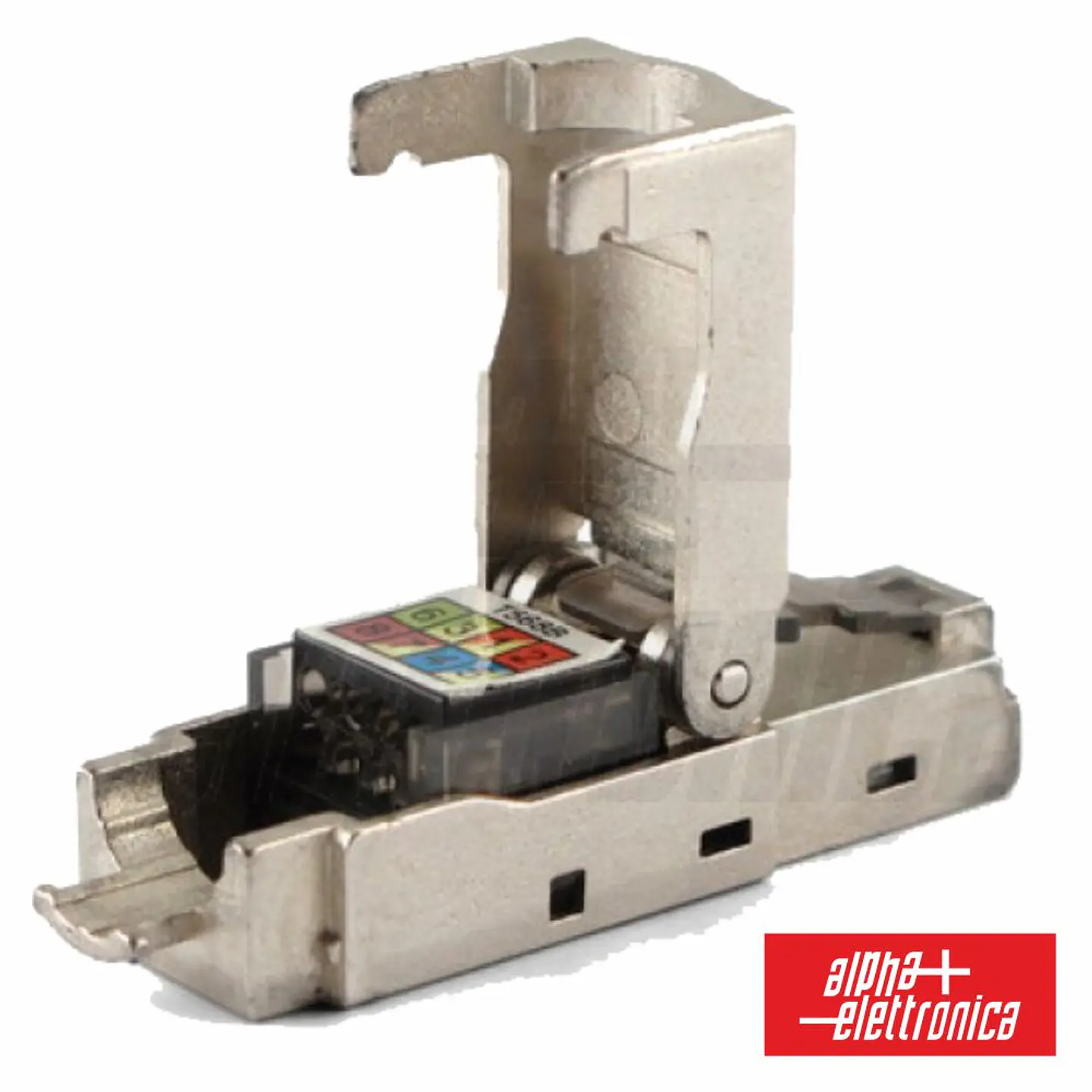FICHA RJ45 MODELAR 8P8C CAT6A BLINDADO KEYSTONE 1