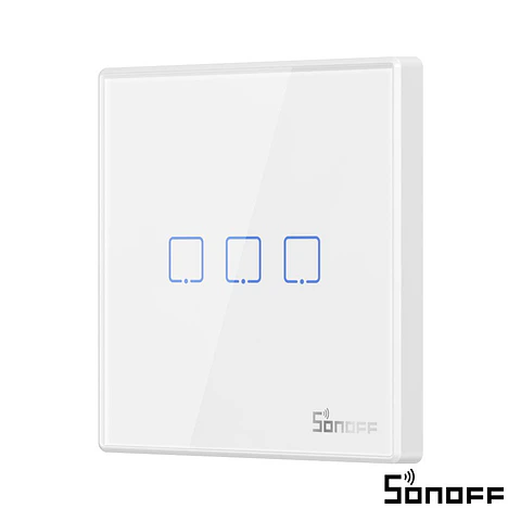 Interruptor Parede Tátil RF 3 Gang SONOFF