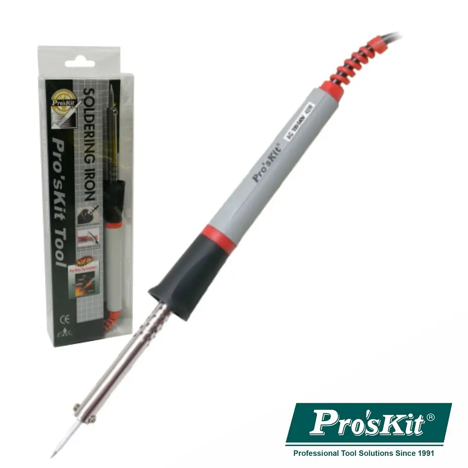 FERRO DE SOLDAR 40W RESISTÊNCIA CERÂMICA PONTA EXTRA PROSKIT 1
