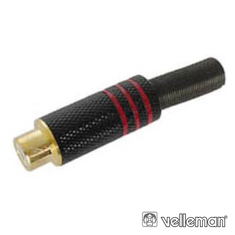 FICHA RCA FÊMEA DOURADA VERMELHO VELLEMAN