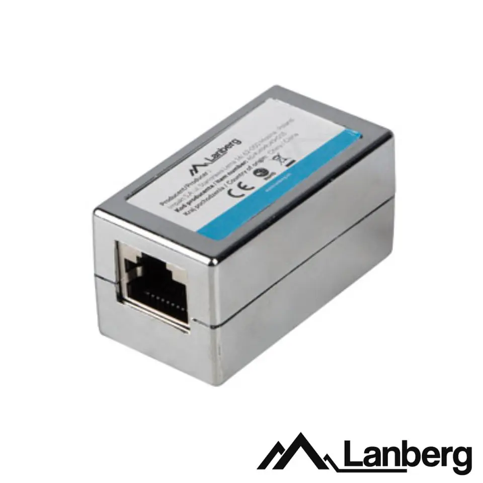 Ficha Adaptadora RJ45 Fêmea p/ RJ45 Fêmea LANBERG 1