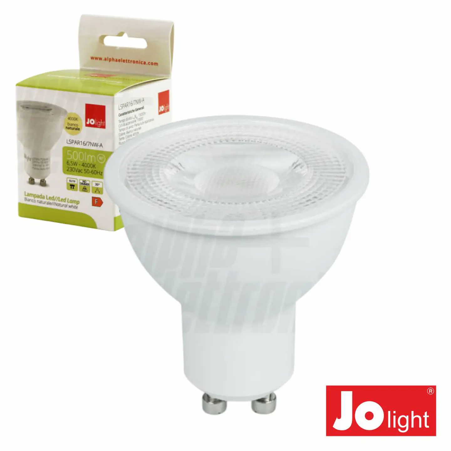 Lâmpada LED GU10 6.5W 35º 230V 4000K 500lm JOLIGH 1