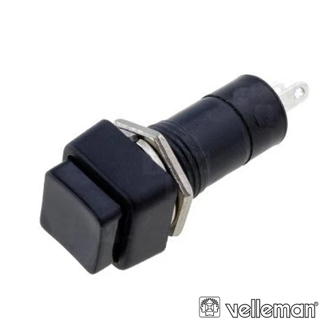 PULSADOR ON-(OFF) PRETO 3A/125V