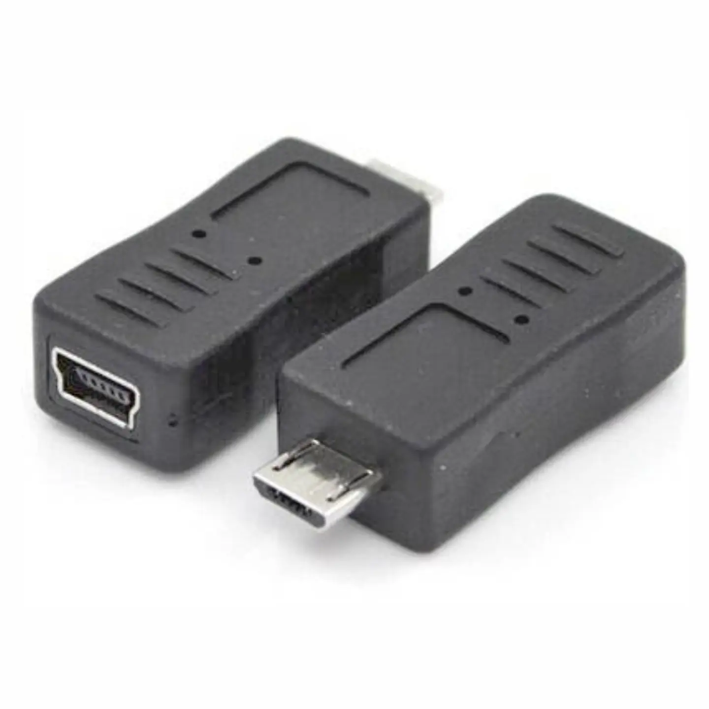 FICHA ADAPTADORA MICRO USB MACHO / MINI USB FÊMEA 1