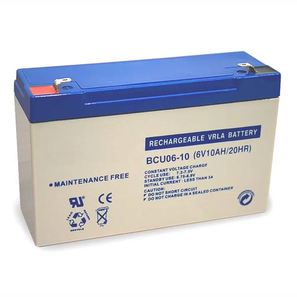 Bateria Chumbo 6V 10A 1