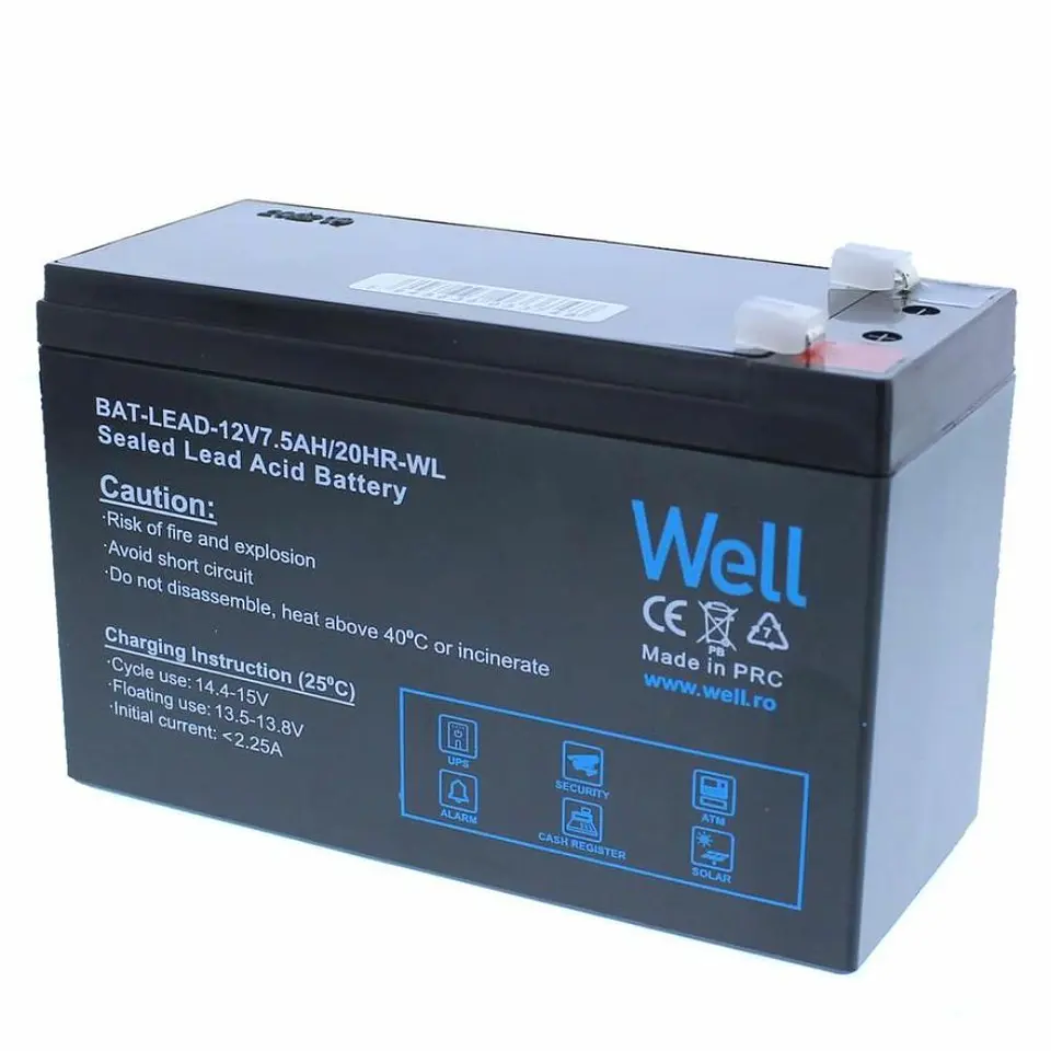 Bateria Chumbo 12V 7.5Ah 1