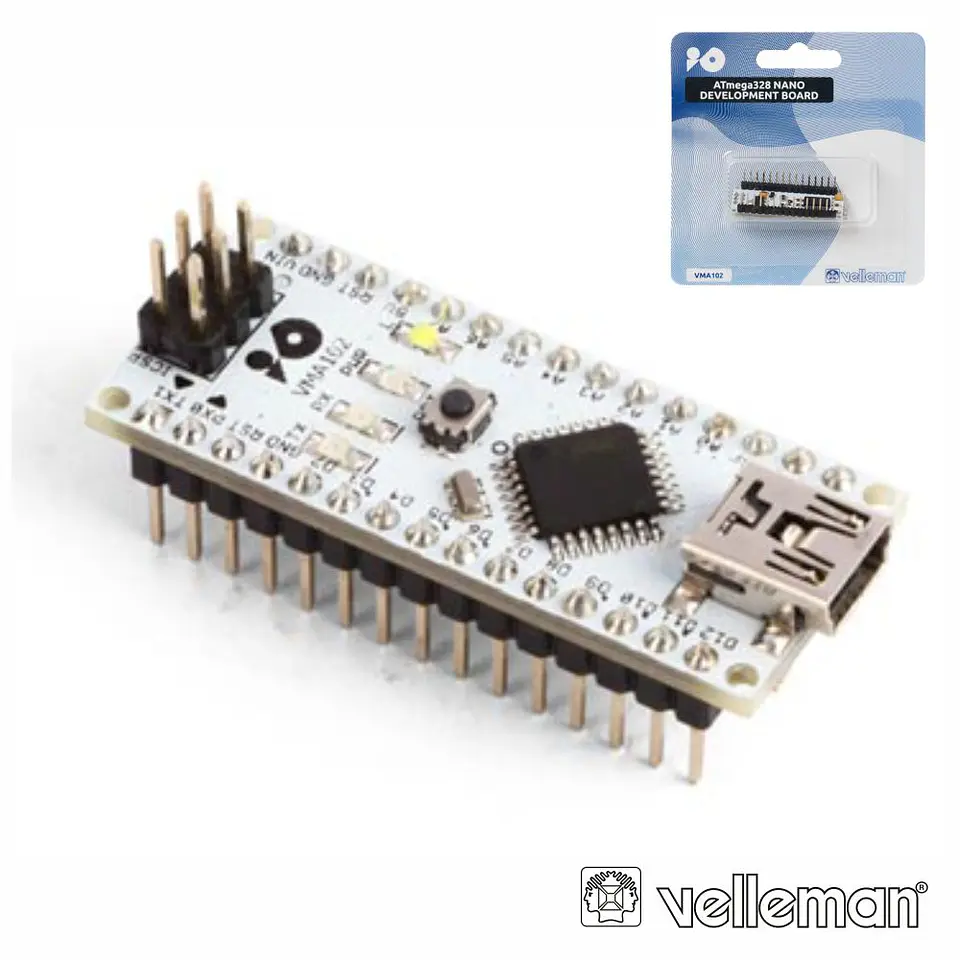 PLACA DE DESENVOLVIMENTO NANO ATMEGA328 VELLEMAN 1