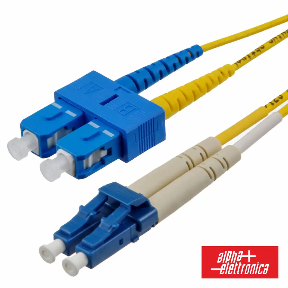 CABO FIBRA ÓPTICA MONOMODO OS2 3MM SC/UPC-LC/UPC 3M ALPHA 1