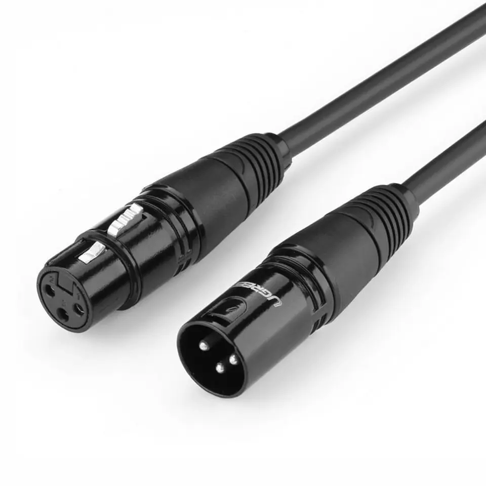 Cabo XLR 3p Macho / XLR 3p Fêmea 1m 1