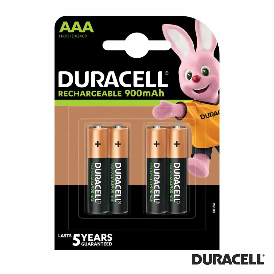 Pilha Ultra Recarregável AAA 1.2v 900mA 4x DURACELL 1