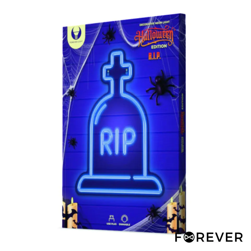 Luz LED Neon Em Forma de Lápide HALLOWEEN 1