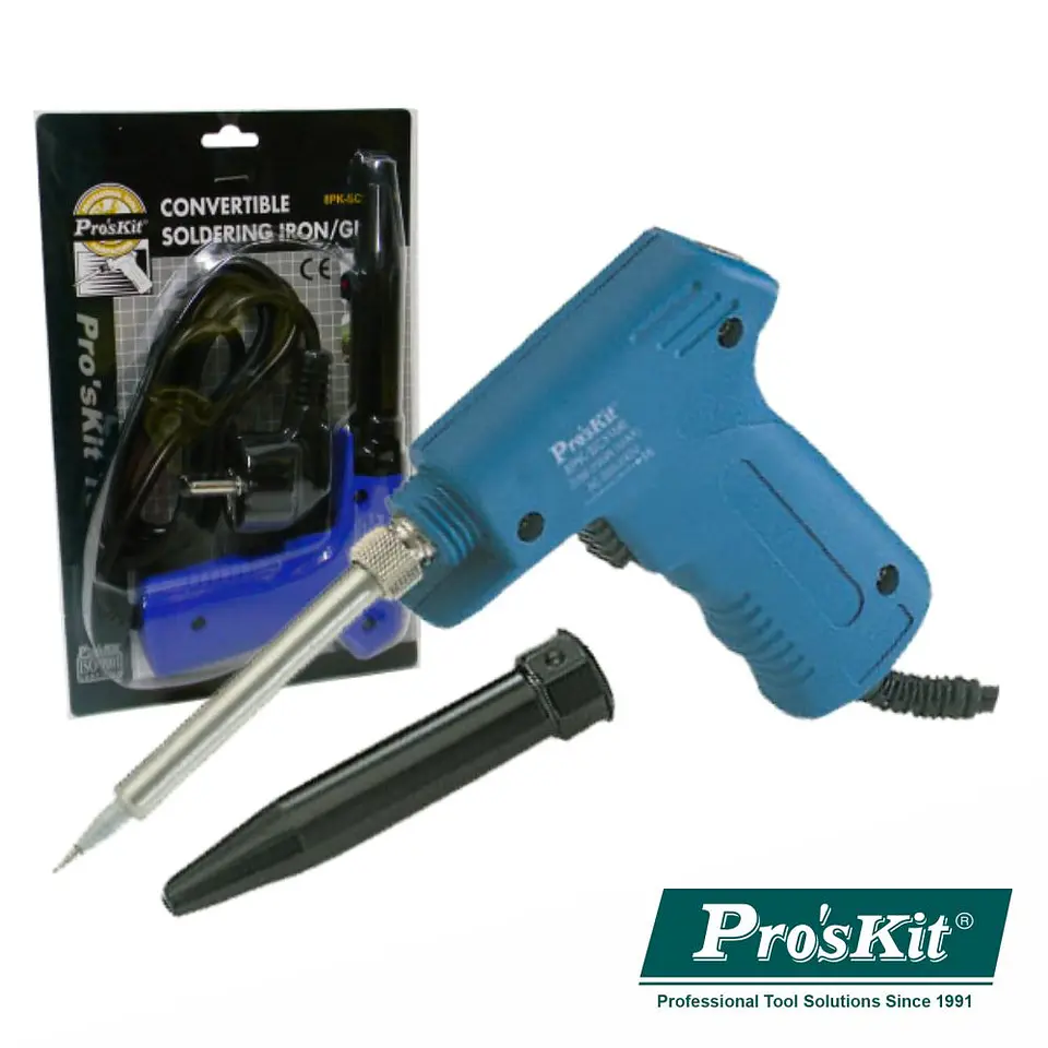 PISTOLA DE SOLDAR 20/40W C/ TAMPA PROTEÇÃO PROSKIT 1