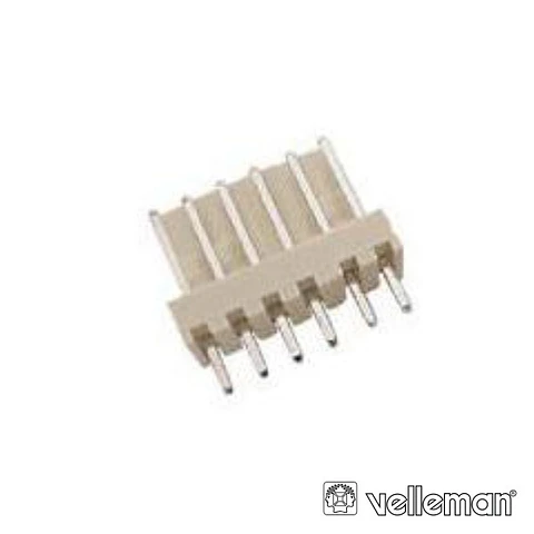 PLACA DE 6 CONTACTOS MACHO VELLEMAN