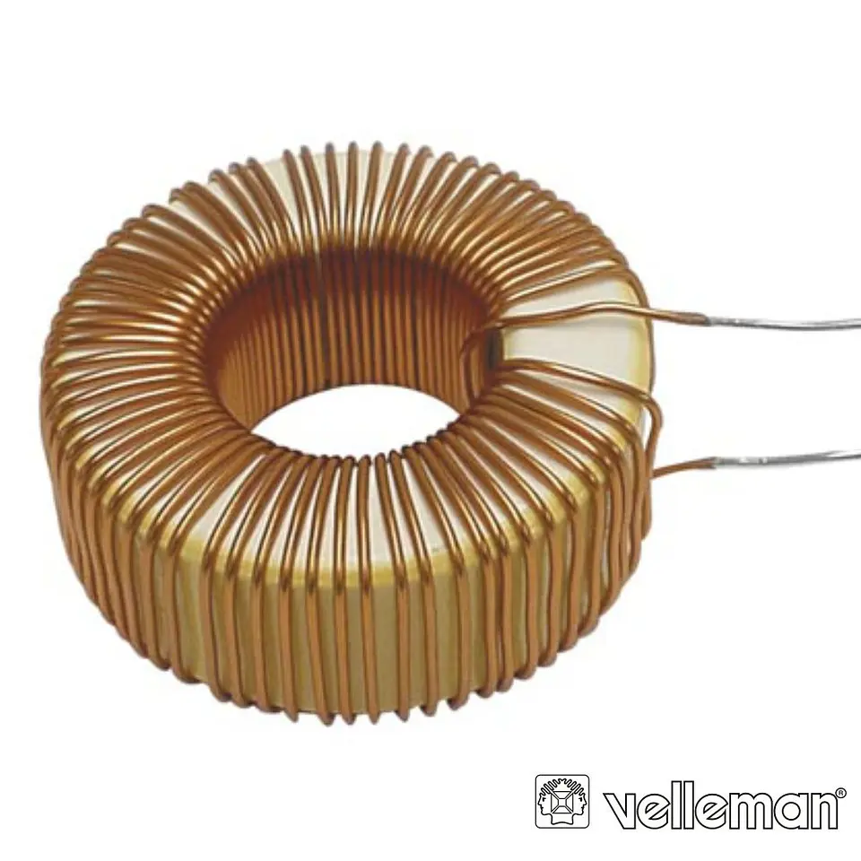 Bobina 100µh 84Mohm 2.5A VELLEMAN 1