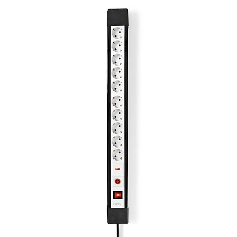 Extensão Elétrica 10x Schuko Picos C/ Interruptor 3m