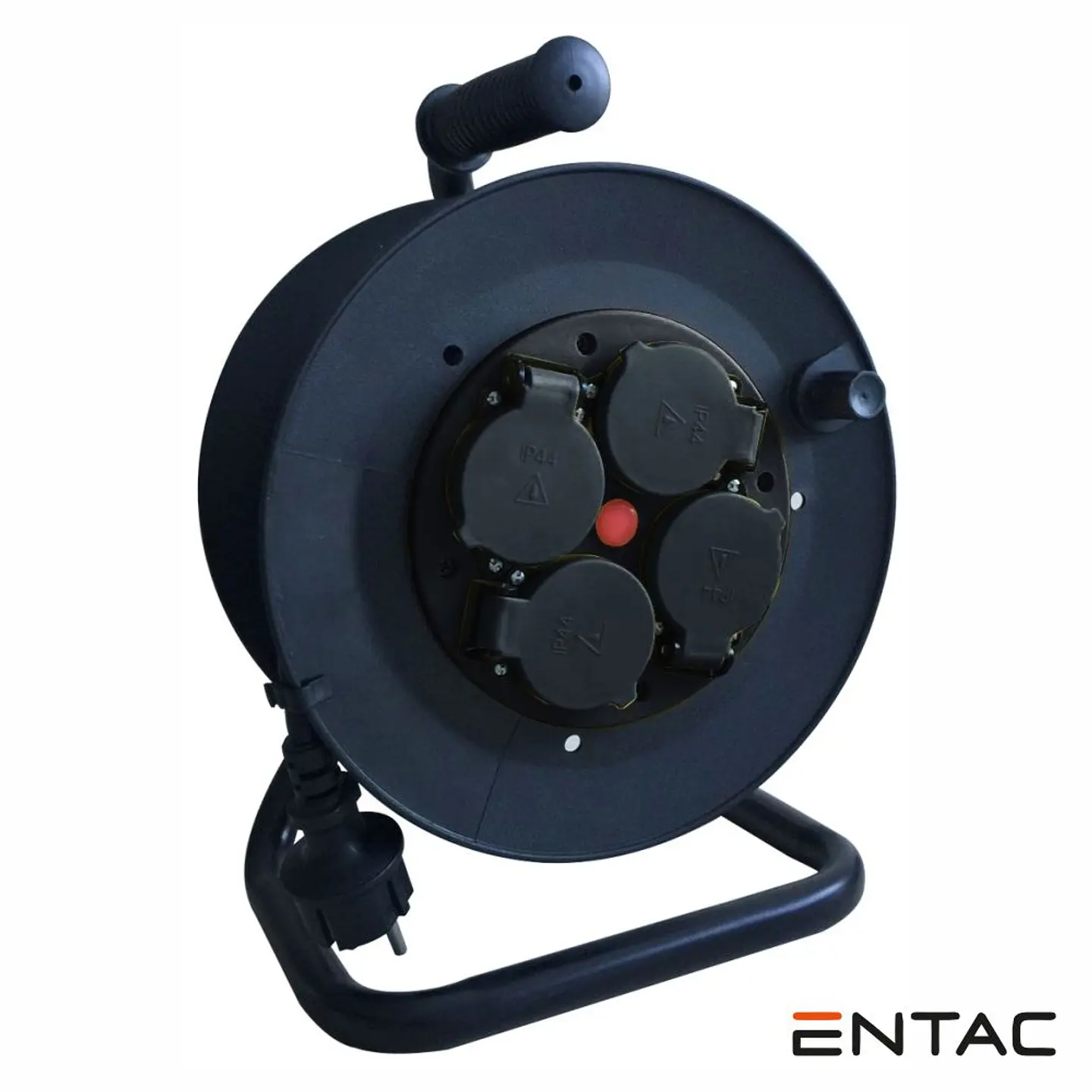 Extensão Elétrica 3G2.5 C/ Enrolador 4x Schuko 40m ENTAC 1