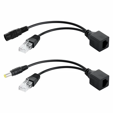 Conjunto Adaptador Poe C/ RJ45 E DC